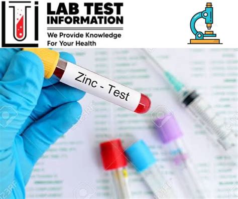 zinc blood test bottle colour|low zinc levels in blood test.